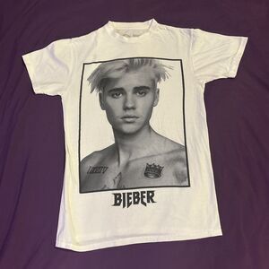 2022 Justin Bieber T-Shirt 100%‎ Cotton Size Small Purpose Tour
